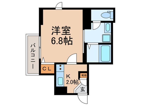 CLAIR COURT（ｸﾚｰﾙｺｰﾄ）の物件間取画像